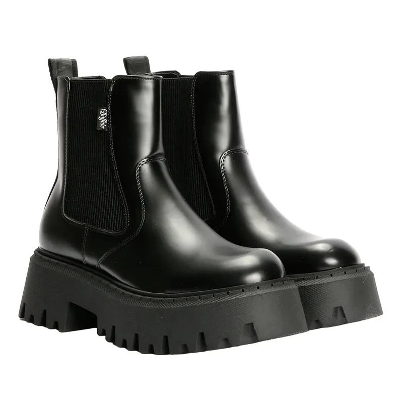 Buffalo Aspen Chelsea ' Black Boots