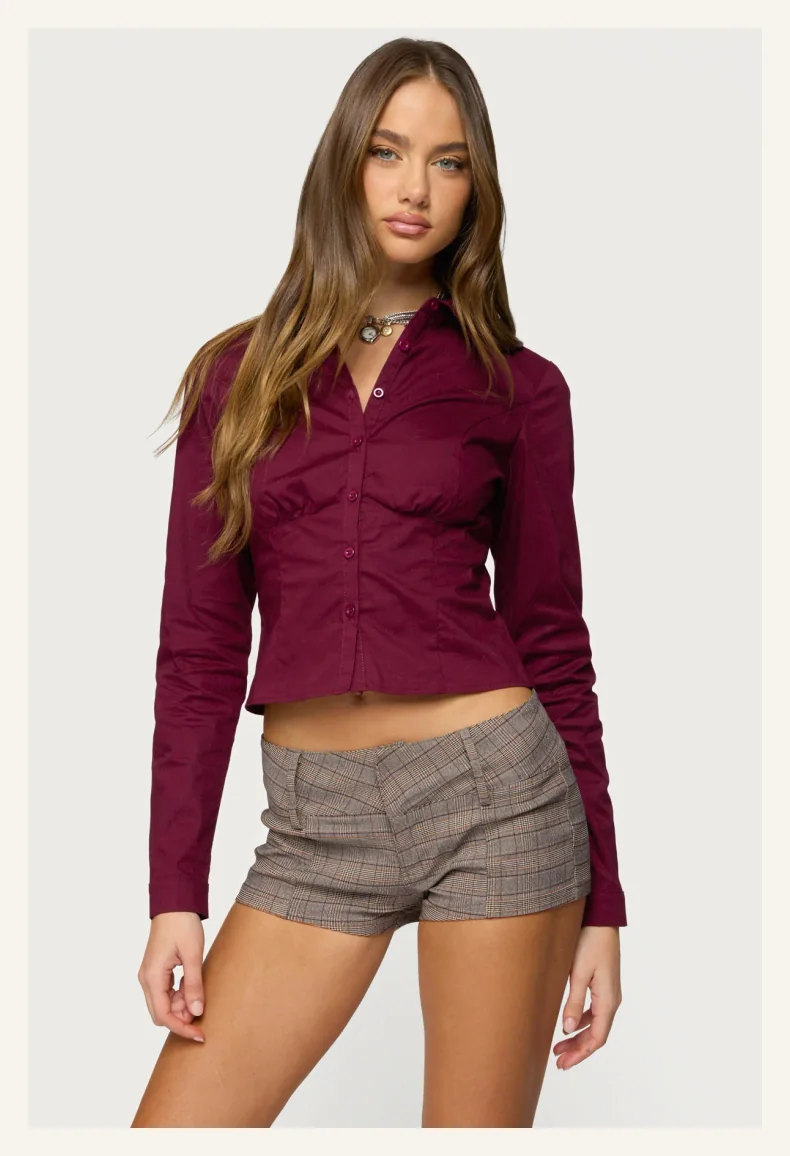 Laurna Tailored Button Up Shirt