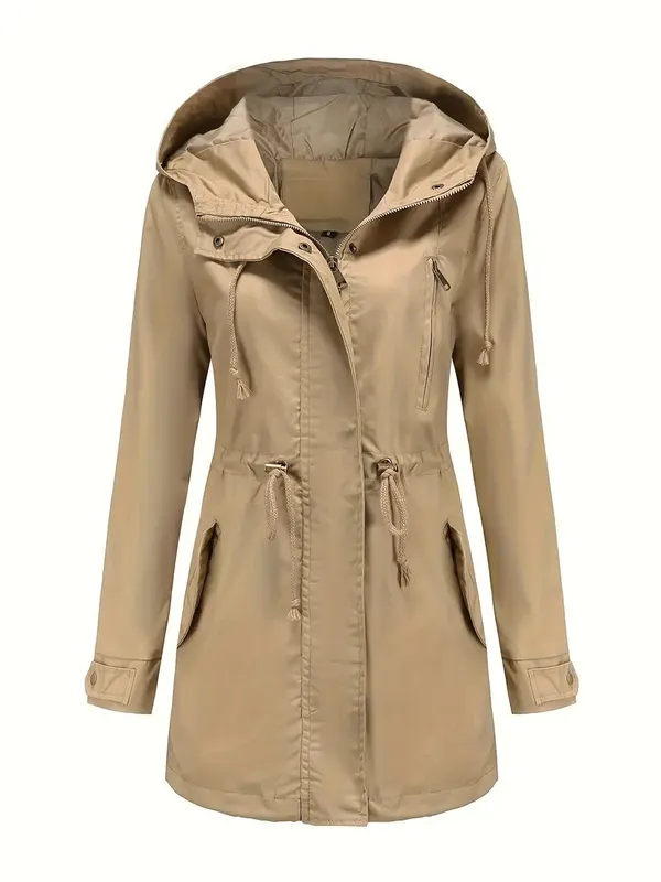 Camel Soft Wool Trench