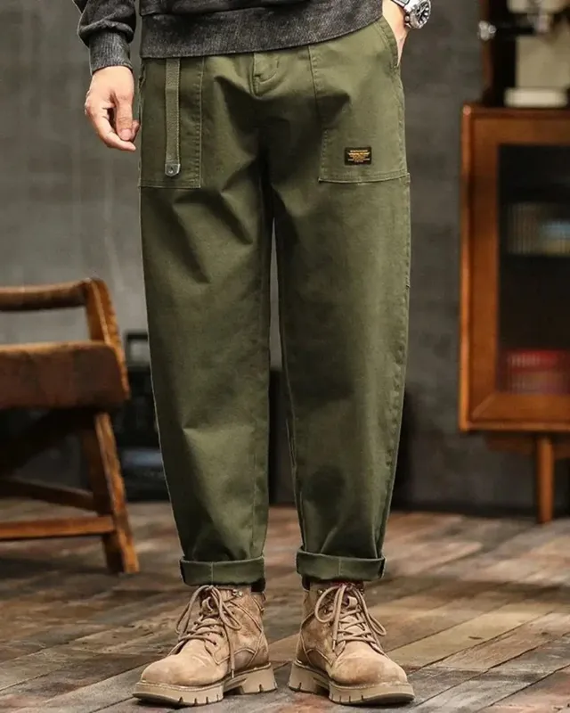 Cargo Pants Cotton Relaxed