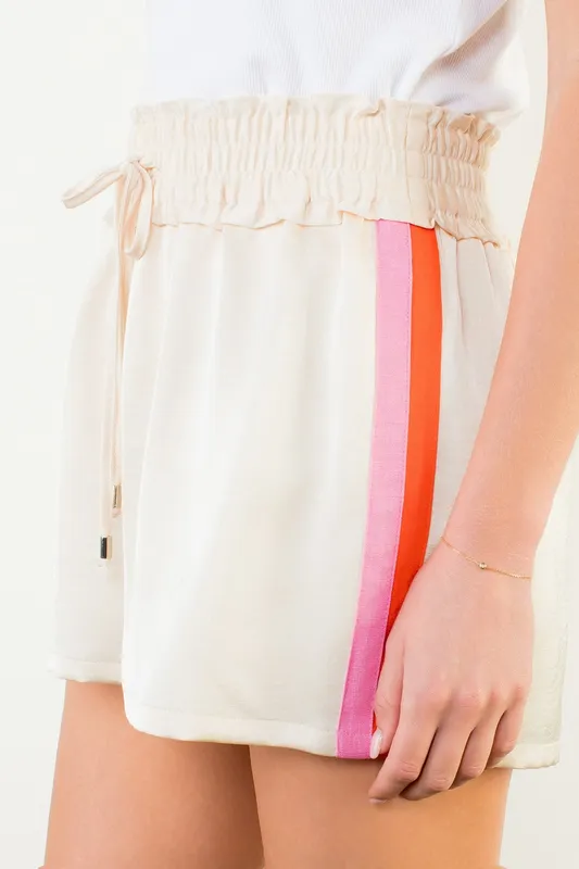 Cassie Cream Elastic Waist