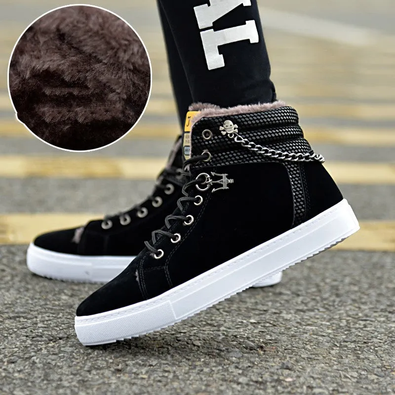 Casual Fashion Sneakers Fleece-lined
