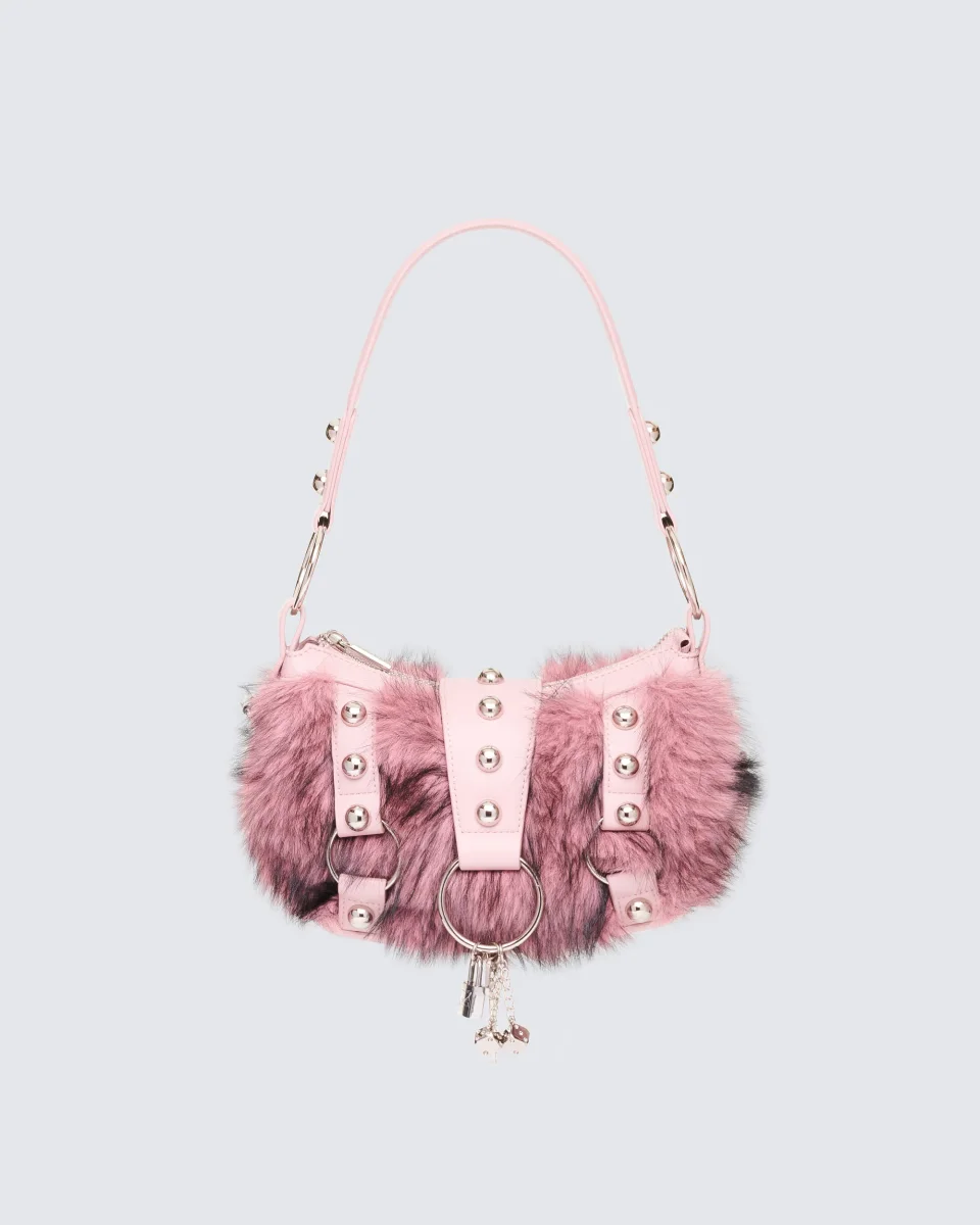 Charalyn Pink Fur Shoulder