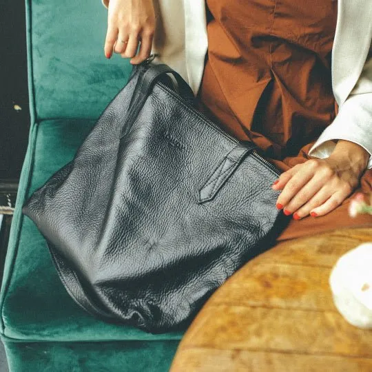 Charcoal Crossbody Bag