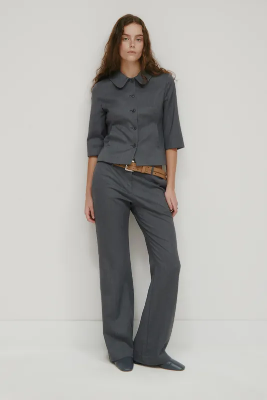 Charcoal Grey Corduroy Mini