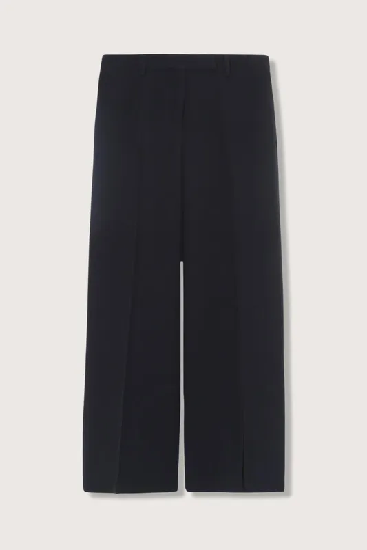 Charcoal Slim Twill Trousers