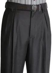 Charcoal Wide Leg Trousers