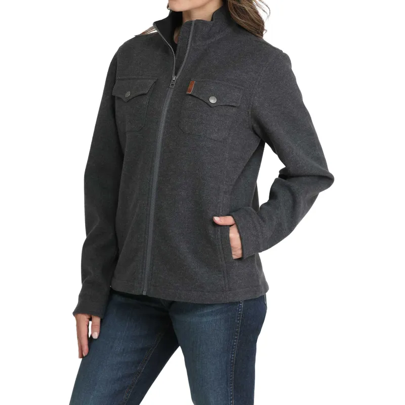 Charcoal Zip Up Jacket