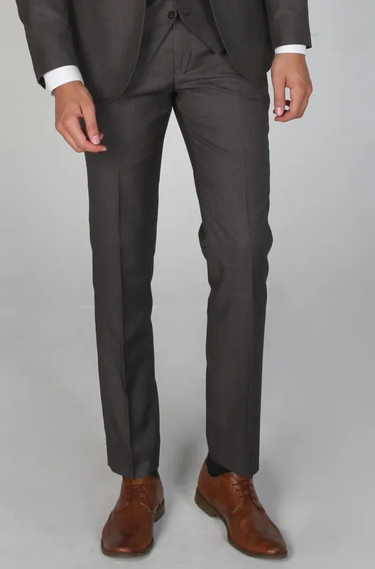 Charles Charcoal Trousers