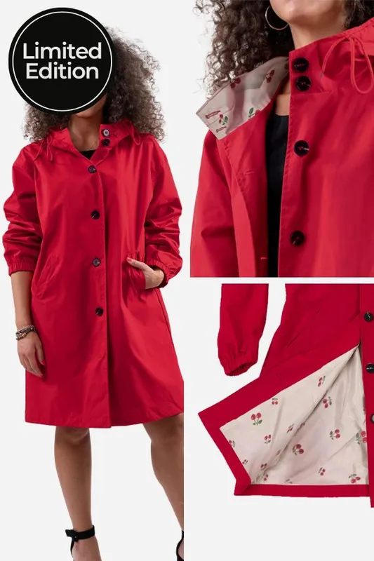 Cherry Red Windbreaker