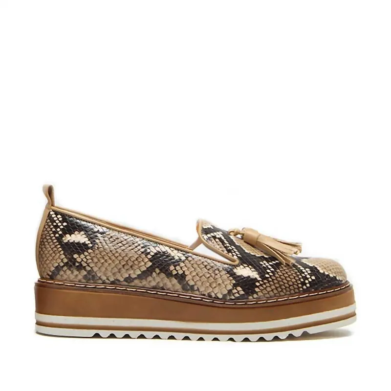 Chocolate Leather Double-Strap Sandals