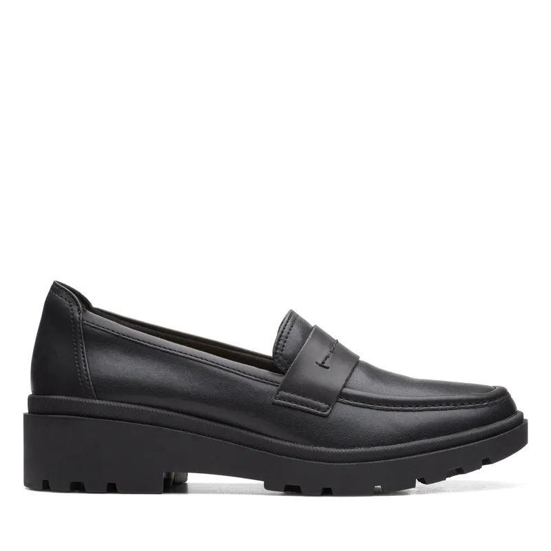 Clarks Calla Ease Black Shoes