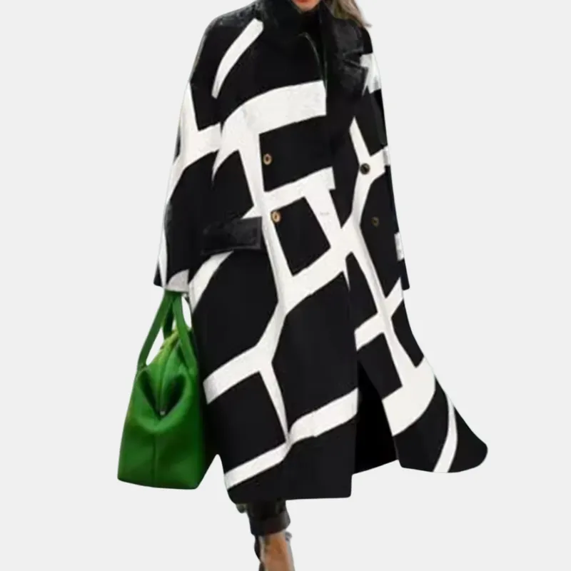Classic Charcoal Wool Coat