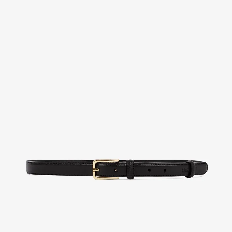 Classic Thin Leather Belt