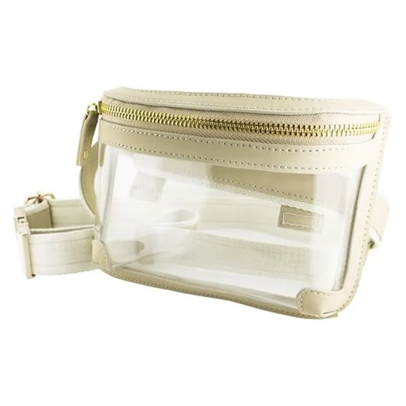 Clear Belt Bag Tan
