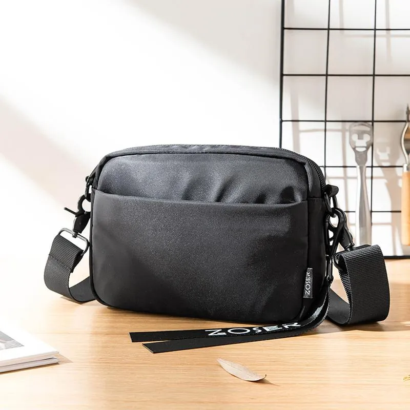 Coal Black Matte Sling Bag