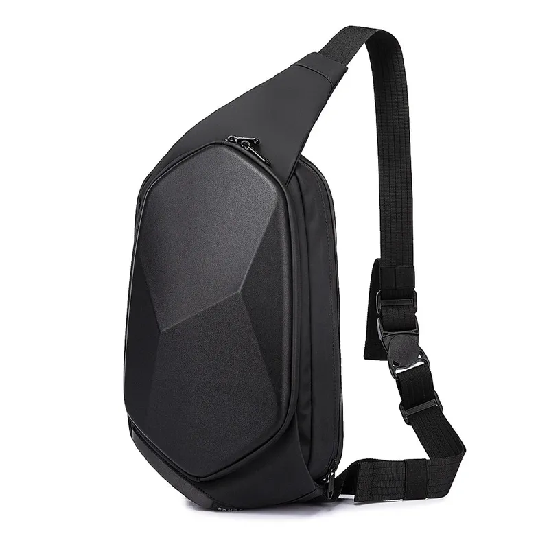 Coal Black Matte Sling Bag