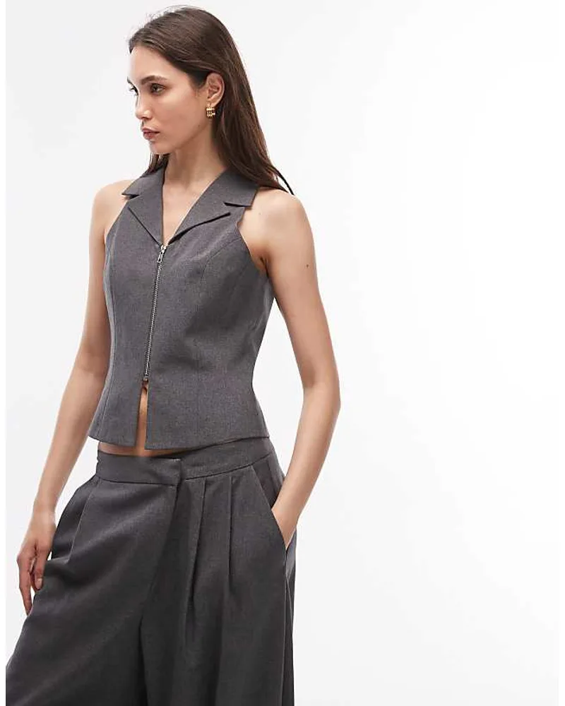 COLLUSION Zip Front Vest