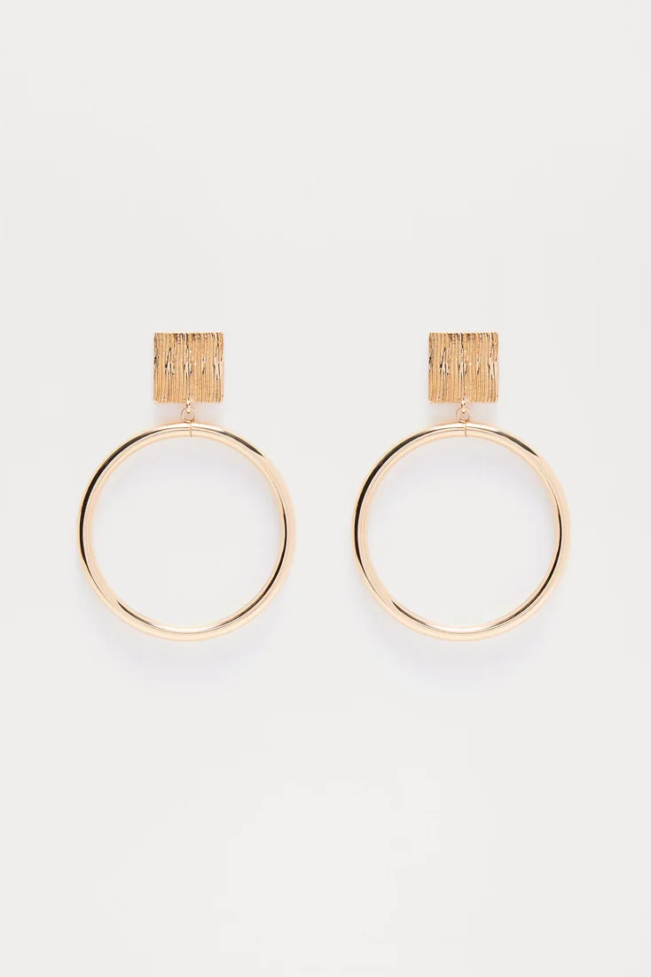 Come On Over Earrings Gold
