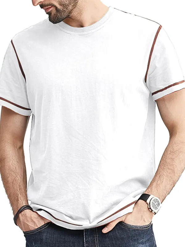 Contrast Piping Tee