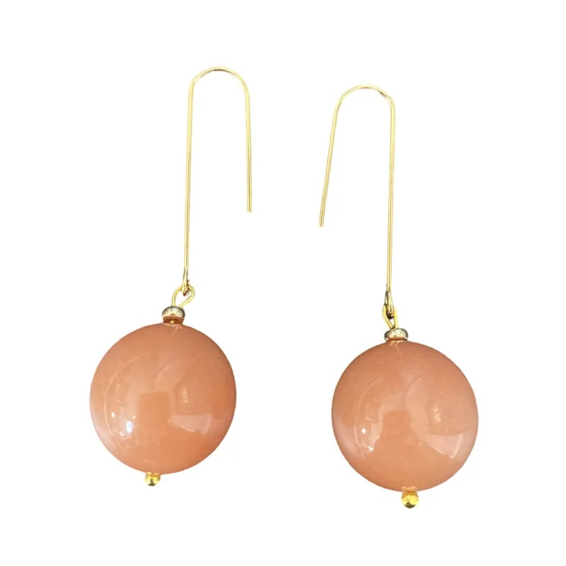 Coral Drop Earrings