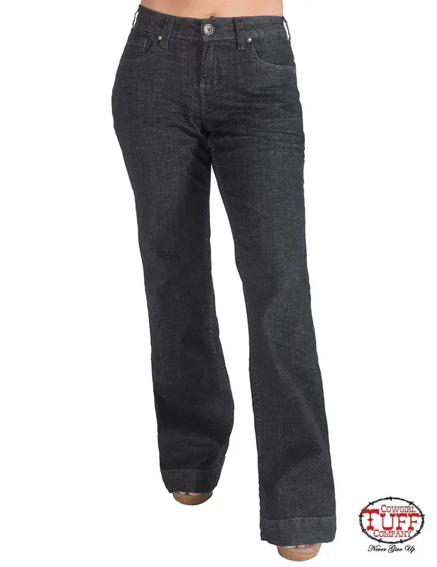 Cowgirl Tuff Charcoal Wide