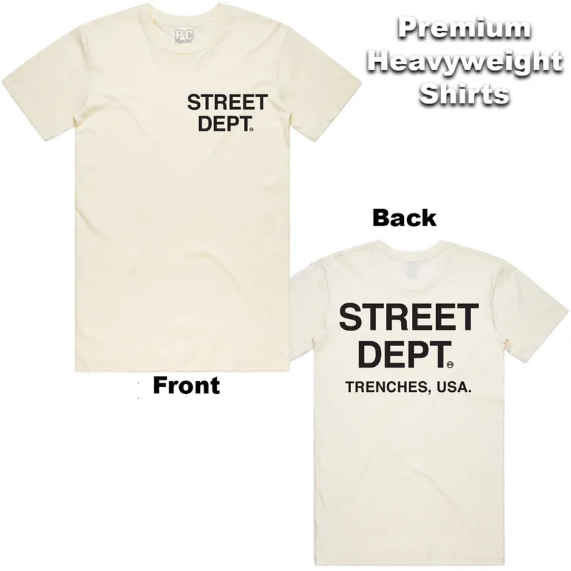 Cream Cotton T-shirt