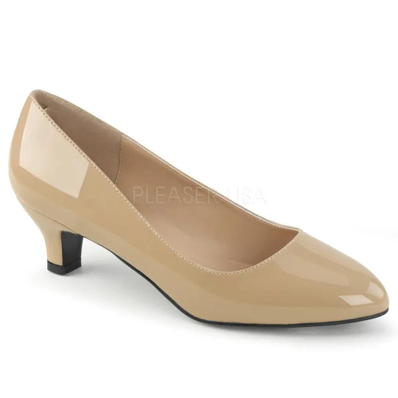 Cream Low Heels