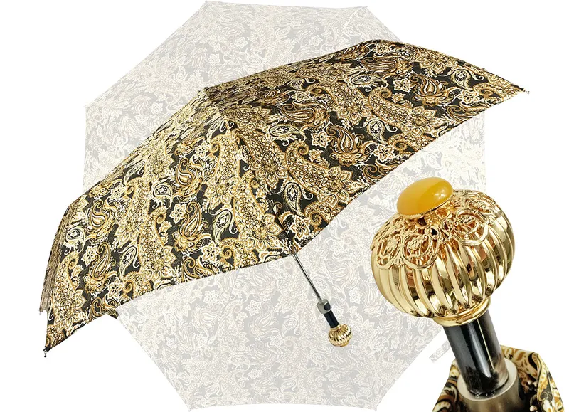 Cream Paisley Umbrella