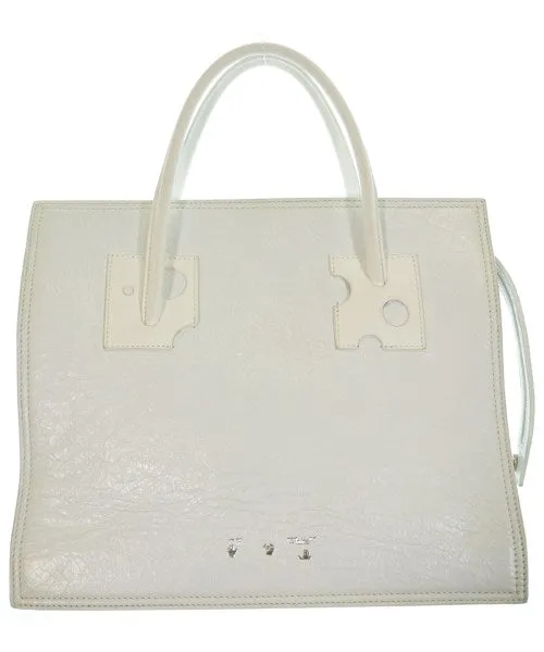 Cream Structured Canvas Tote