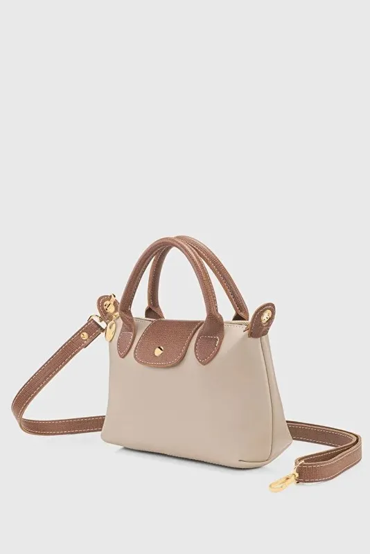 Cream Versatile Pu Leather Bag