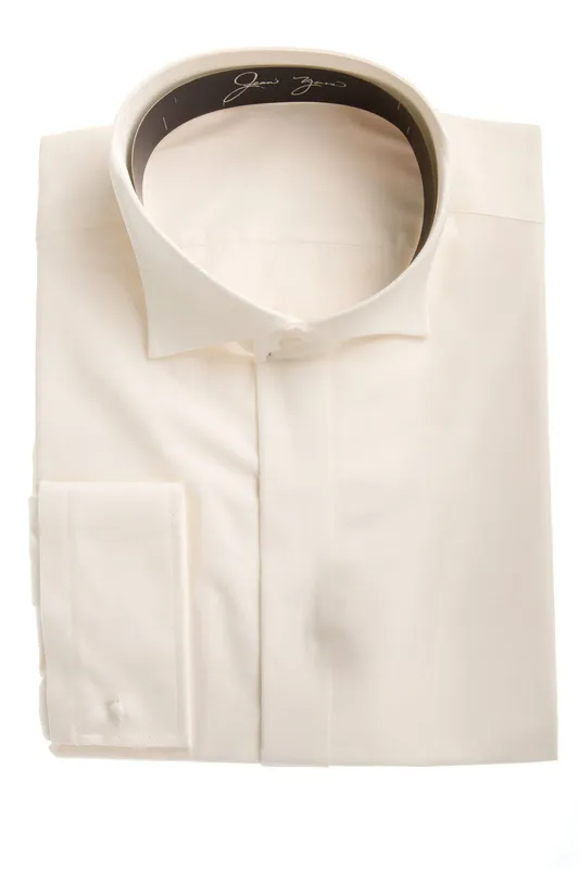 Cream Wing Collar Shirt