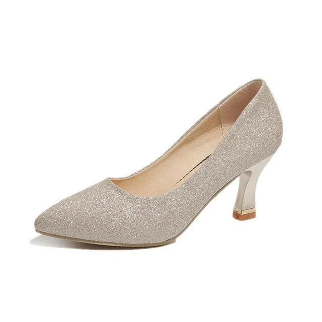 Cute Kitten Heels Shoes