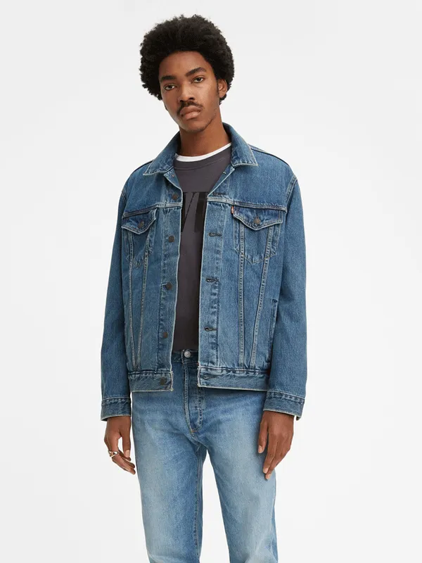 Denim Trucker Jacket Medium