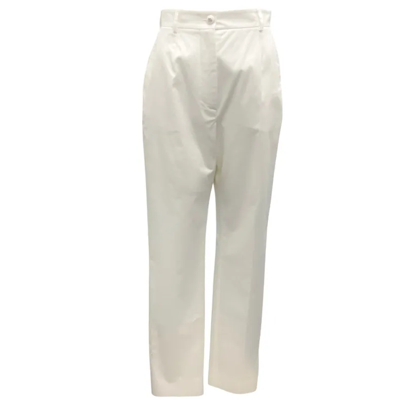 Dolce & Gabbana White Tailored Cotton