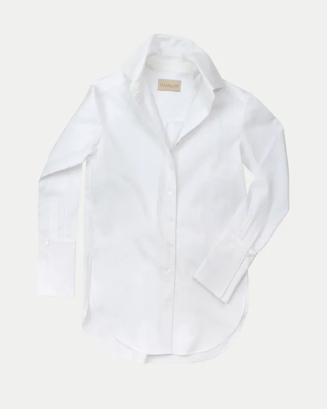 Donna Button-down Shirt In White