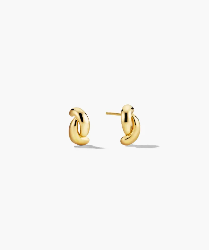 Earrings Dôme Brioche Huggies