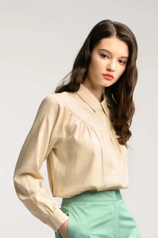 Ecru Linen Shirt