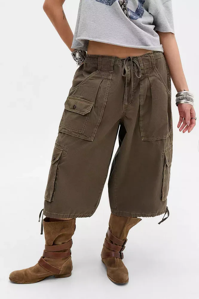 Diego Crop Cargo Trousers