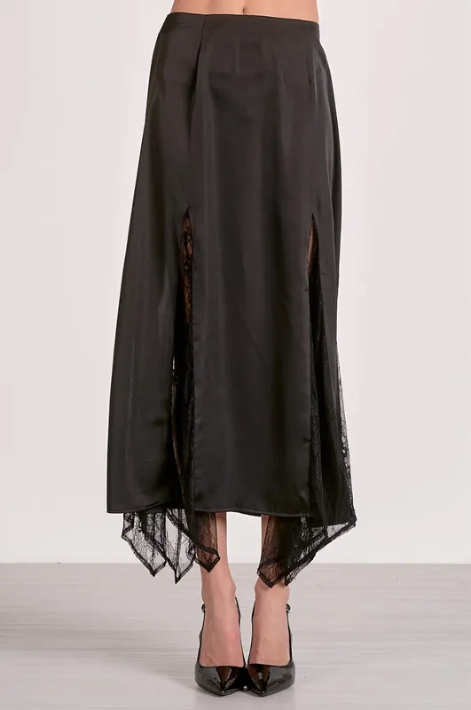 Elan Lace Midi Skirt