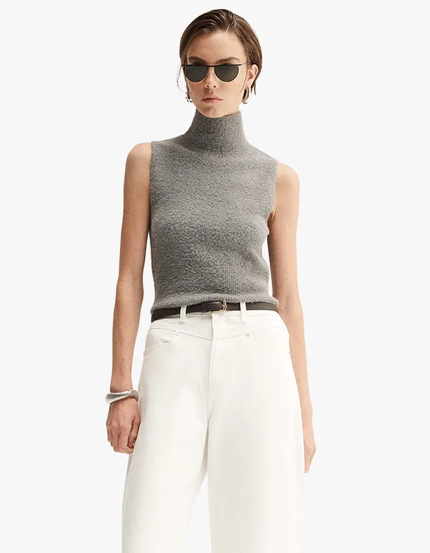 Elka Collective Ronnie Knit Top - Grey