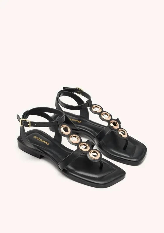 Epping Flat Leather Sandals