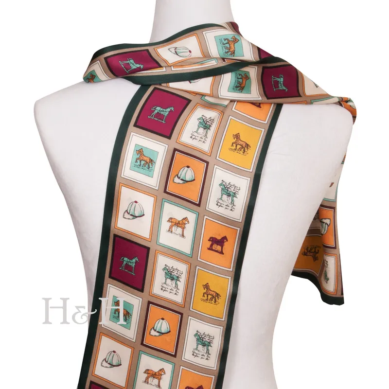 Equestrian Silk Scarf