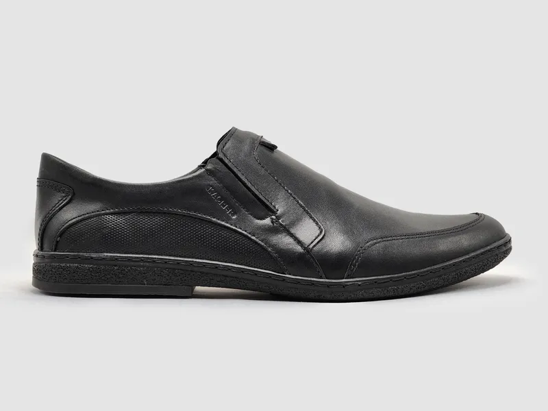 Essential Leather Loafers Black