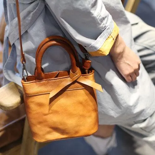 Fashion Mini Brown Leather Bag
