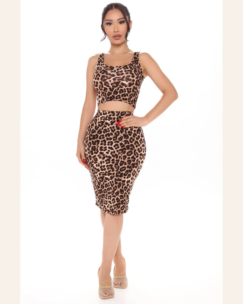 It's A Bratty Night Midi Skirt Set