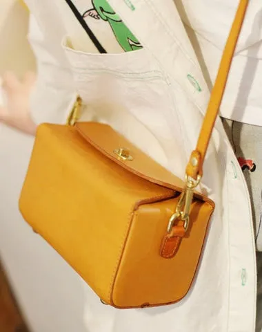 Fashion Tan Leather Mini Bag