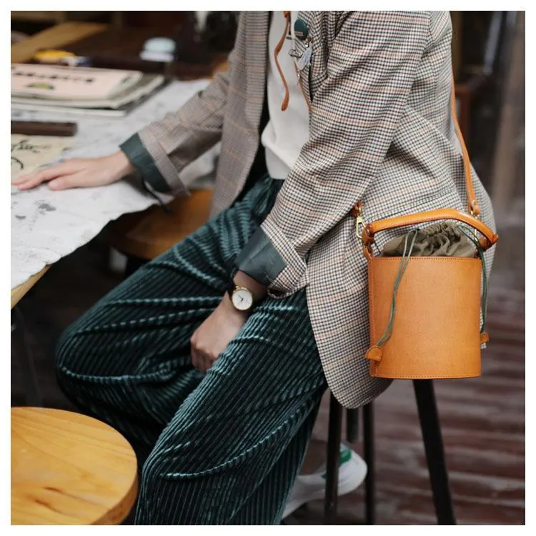 Fashion Tan Leather Small Bag