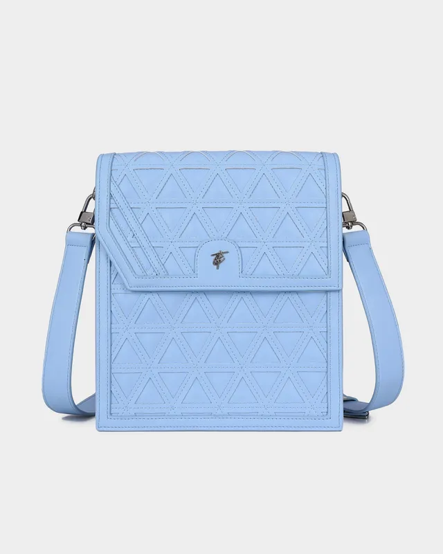First Class Mini Crossbody Bag In Baby Blue