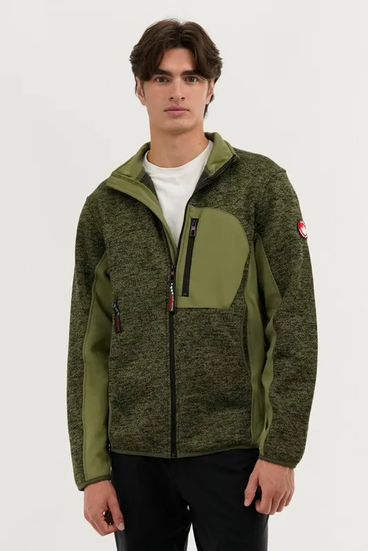Fleece Lightweight Jacket Olive